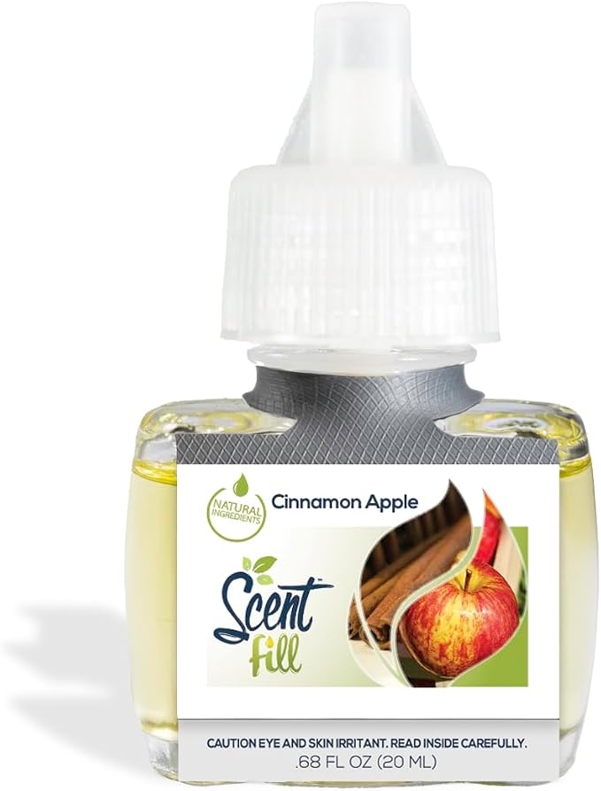 Scent Fill Cinnamon Apple Plug in Air Freshener, Scented Oil Refills, 2 Refills - Image 4