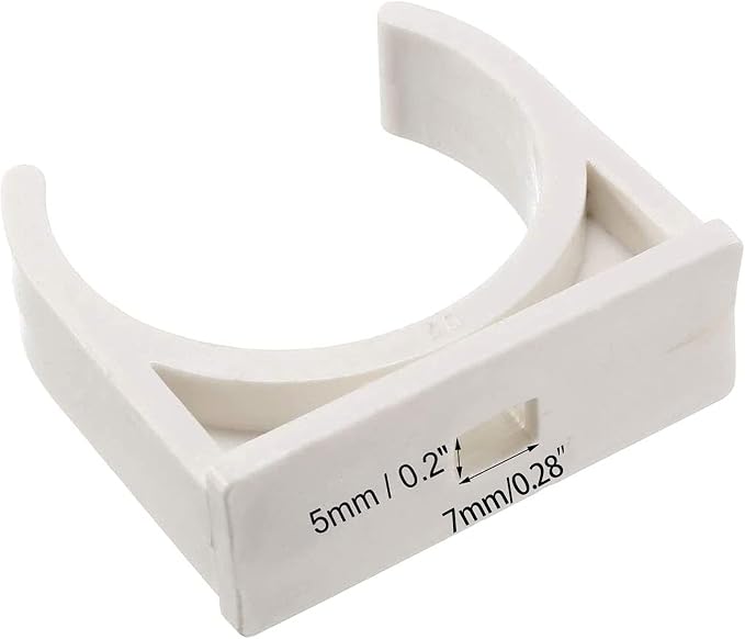 30 Pcs U-Shaped PVC Water Pipe Clamps, U-Shaped Buckles Fit - Image 4