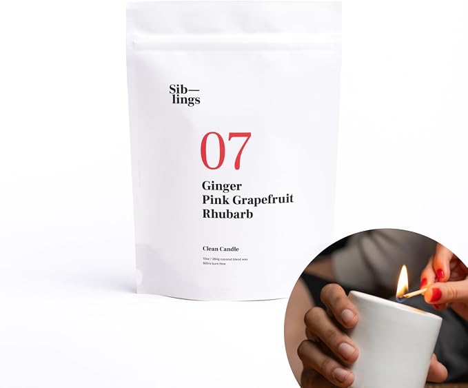 Siblings Candle Making Kit | DIY Coconut-Soy Wax Candle Kit by Siblings