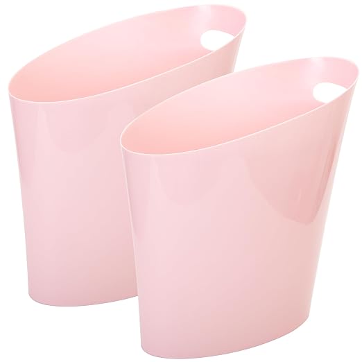 Youngever 2 Gallon Slim Trash Can, Plastic Garbage Container Bin, Small Trash by Youngever