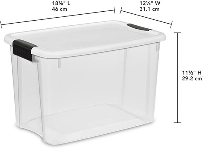 Sterilite 18-Pack Ultra Latching Box, Storage Bins - Image 3