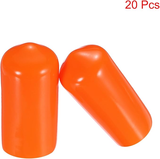 uxcell 20pcs Rubber End Caps 10mm ID Vinyl PVC Round Tube Bolt Cap Cover Screw - Image 2