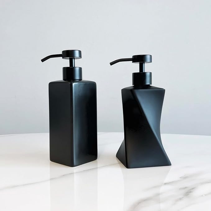 Stainless Steel Soap Dispenser Pump Head Replacement 2 Pack, 28/400 Threads - Image 3