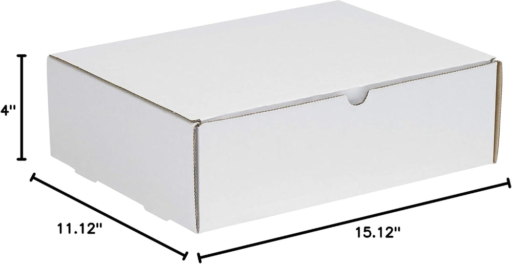 Box USA Mailer Boxes Medium 15 1/8"L x 11 1/8"W x 4"H 50-Pack ...