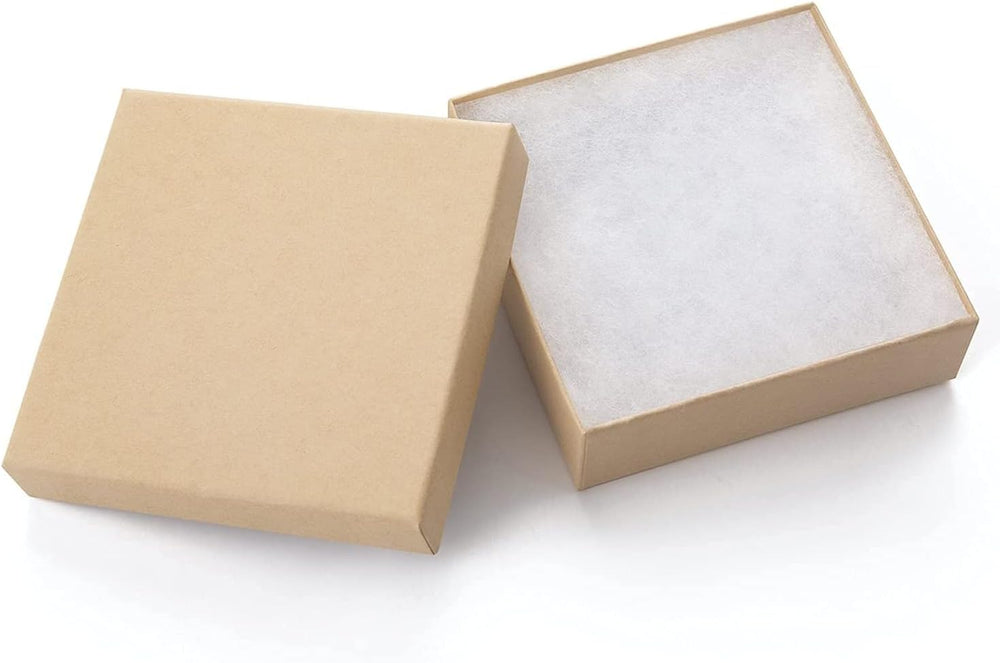 GEFTOL Jewelry Gift Boxes 96 Pack 3.5x3.5x1 Inch Cardboard Jewelry Boxes,Smal...