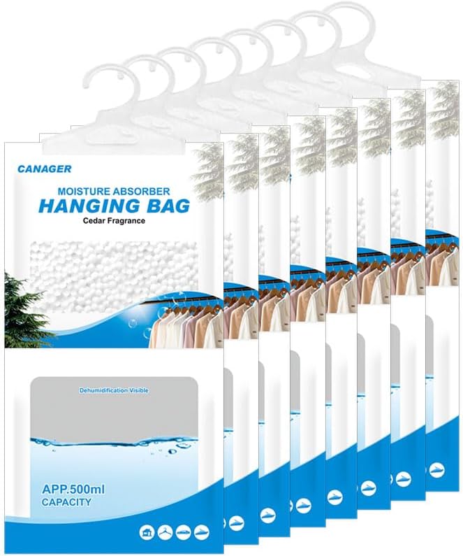 CANAGER Hanging Moisture Absorber, Cedar Fragrance Moistureproof Hanging Bag by CANAGER