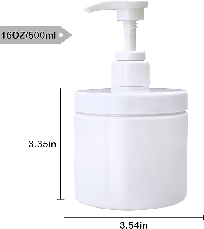 Cosywell Pump Bottle Dispenser Plastic Pump Bottles Refillable Bottles Wide - Image 2