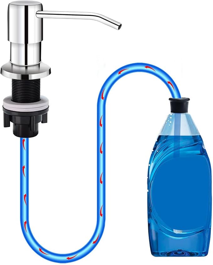 Soap Dispenser for Kitchen Sink, in Sink Soap Dispenser Pump, Say Goodbye to by izolor