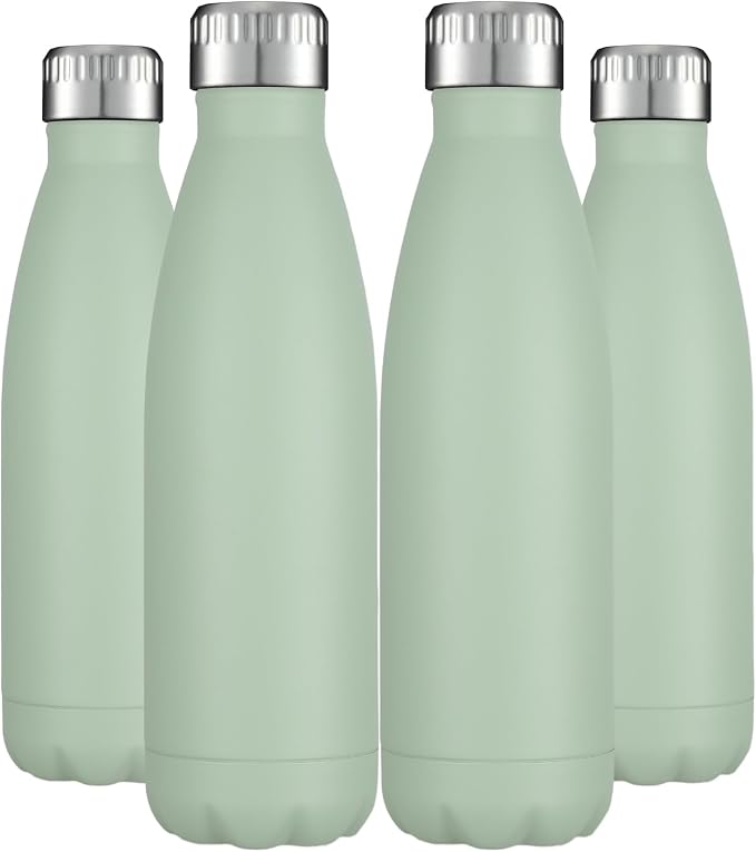 HASLE OUTFITTERS 17oz Stainless Steel Water Bottles Bulk, Vacuum Insulated by HASLEOUTFITTERS