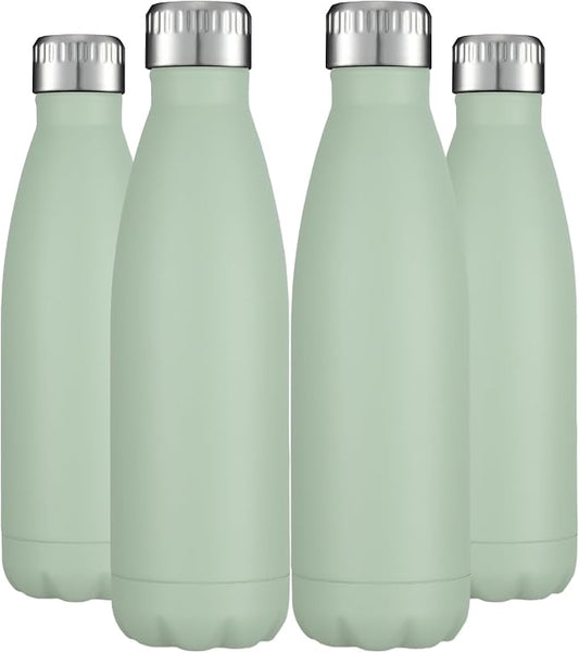 HASLE OUTFITTERS 17oz Stainless Steel Water Bottles Bulk, Vacuum Insulated by HASLEOUTFITTERS