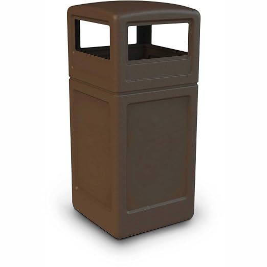 Commercial Zone-73293799 PolyTec 42 Gallon Square Waste Container - Image 3