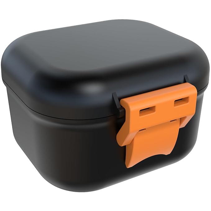 ARGOMAX Leak Proof Denture Bath Cup, Portable Soaking Denture Box, Denture Bath - Image 2