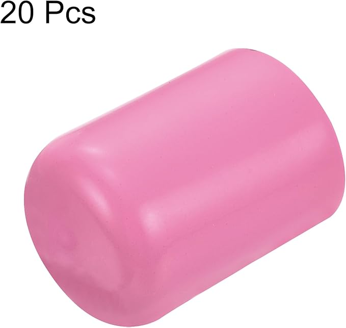 uxcell 20pcs Rubber End Caps 14mm ID Vinyl PVC Round Tube Bolt Cap Cover Screw - Image 2
