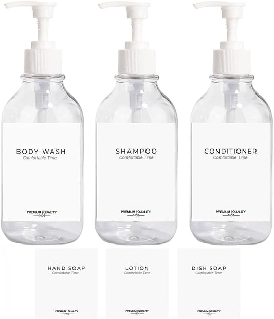 3 Pack of Shampoo and Conditioner Bottles by Gails+Willing