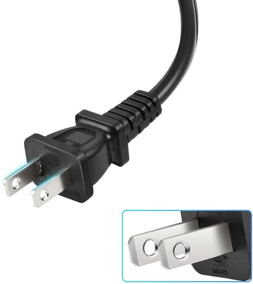 Recliner Power Cord Replacement Sopito 6ft 2 Prong Power Recliner Cable Replacement, AC Adapter Cord for Lazyboy, Limoss OKIN Electric Sofa and Lift Chair