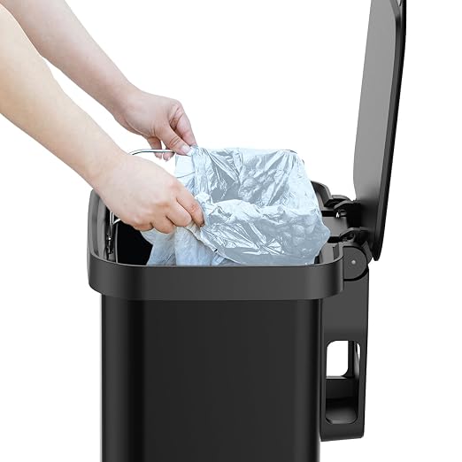 Glad Stainless Steel Step Trash Can, Series 2 - Image 7