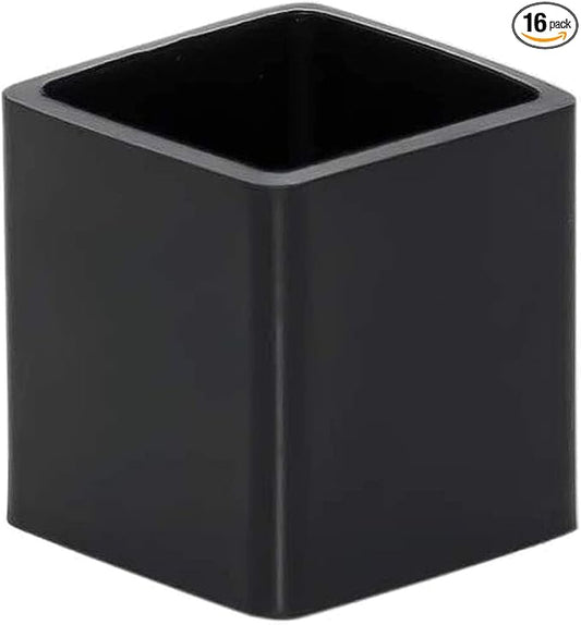 Still Awake 16 Pcs Black Square Anti-Slip Rubber Leg Tips Chair Leg Caps by Unknown