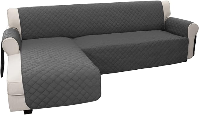 Easy-Going Sectional Couch Covers L Shape Reversible Sofa Slipcover Chaise by Easy-Going