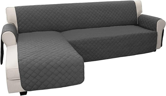 Easy-Going Sectional Couch Covers L Shape Reversible Sofa Slipcover Chaise by Easy-Going