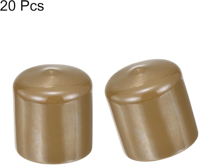 uxcell 20pcs Rubber End Caps 42mm ID Vinyl PVC Round Tube Bolt Cap Cover Screw - Image 2