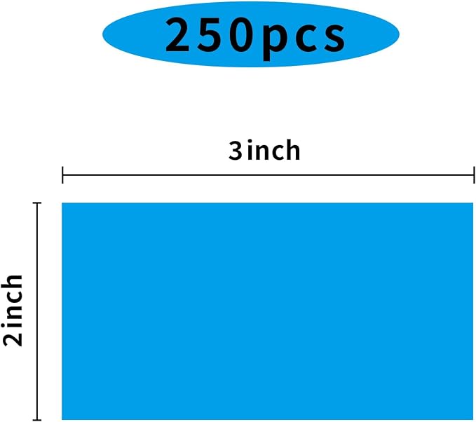 STARLIBOO Colored Labels Stickers 3 x 2 Inch, Removable Rectangle Moving Labels - Image 3
