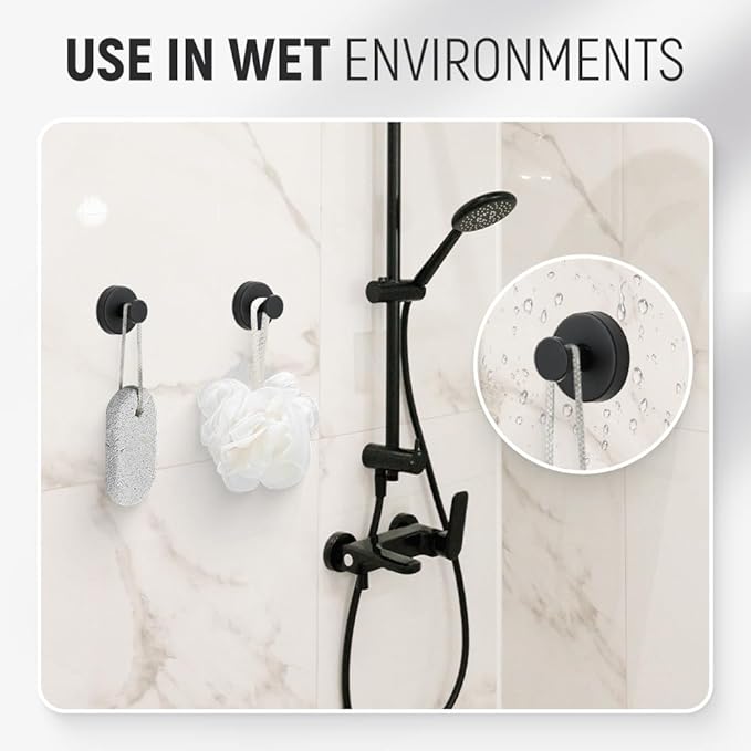 Suction Cup Hooks for Wreaths, 2025 New No Drill Suction Cup Hooks on Glass - Image 3