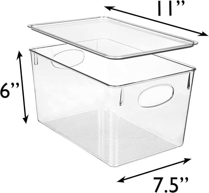 Clear Plastic Storage Bins - Image 4