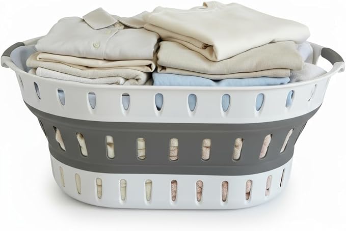 Premium Collapsible Laundry Baskets – Foldable Laundry Basket & Hamper Bin 45L - Image 2