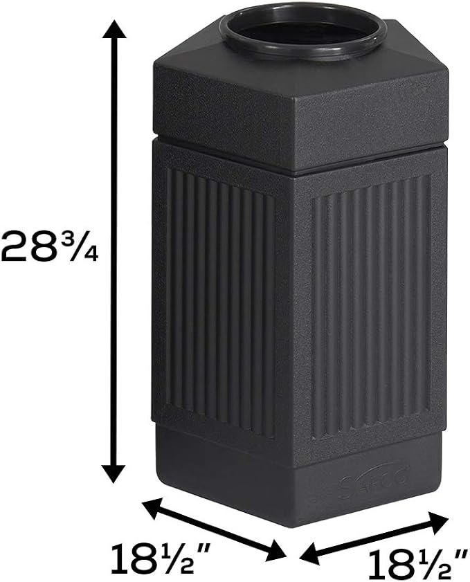 Safco Canmeleon Trash Can, 30 Gallons, Indoor and Outdoor Use, Durable & - Image 5