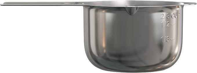 Color Up ⅔ Cup Measuring Cup – Premium Chrome Stainless Steel, Accurate - Image 7