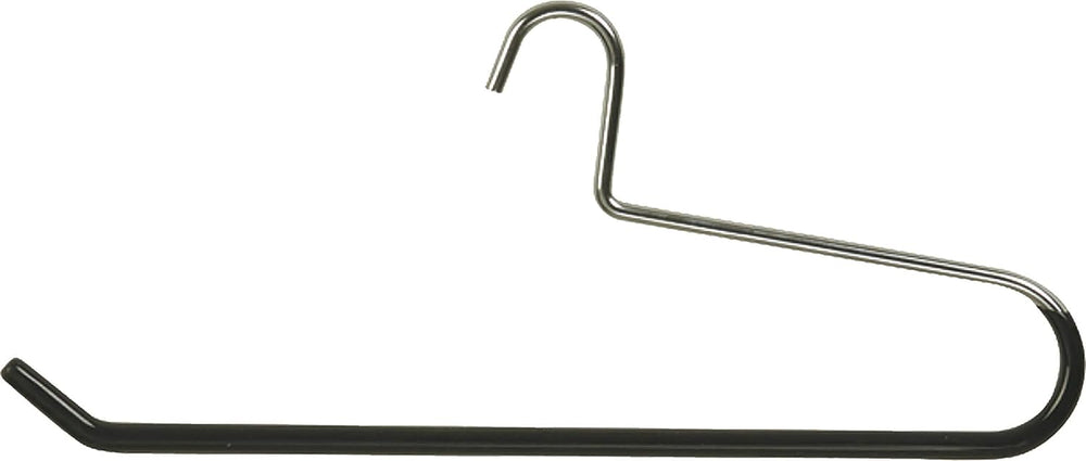 Chrome Quilt Hanger with Black Nonslip Vinyl Coating in 17" Length X 3/8...