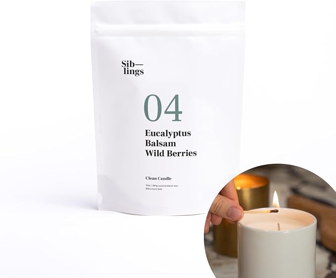 Siblings Candle Making Kit | DIY Coconut-Soy Wax Candle Kit by Siblings