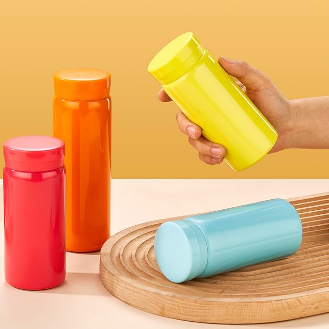 Mini Thermos Cute Water Bottle - 7 oz Tiny Insulated Vacuum 18/10 Stainless - Image 5