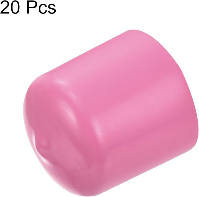 uxcell 20pcs Rubber End Caps 23mm ID Vinyl PVC Round Tube Bolt Cap Cover Screw - Image 2