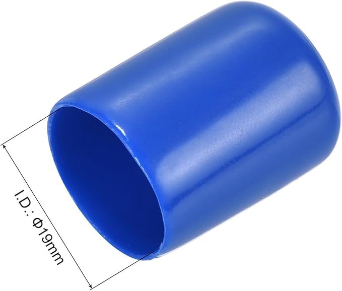 uxcell 20pcs Rubber End Caps 19mm ID Vinyl Round Tube Bolt Cap Cover Screw - Image 3
