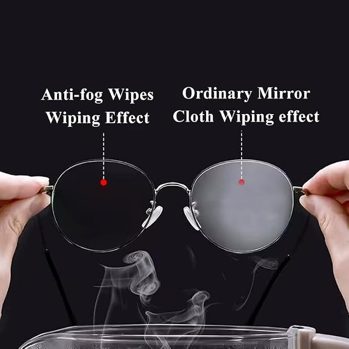 （200 PCS) Anti-Fog Lens Wipes Pre-Moistened Anti-Fog Wipes| Glasses Cleaner - Image 6