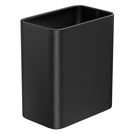 Cesun Small Bathroom Trash Can 2.1 Gallon Wastebasket, Modern Metal Garbage Can by Cesun