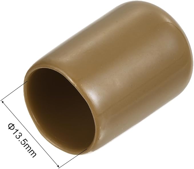 uxcell 20pcs Rubber End Caps 13.5mm ID Vinyl PVC Round Tube Bolt Cap Cover - Image 3