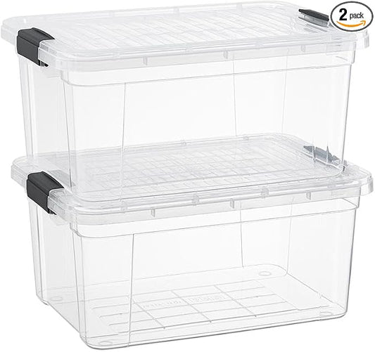 Superio Clear Storage Boxes by Superio