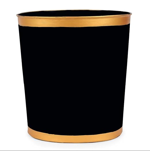 Jaye’s Studio Mattie Oval Wastebasket – Handpainted Pink Trash Can by Jaye%27s+Studio