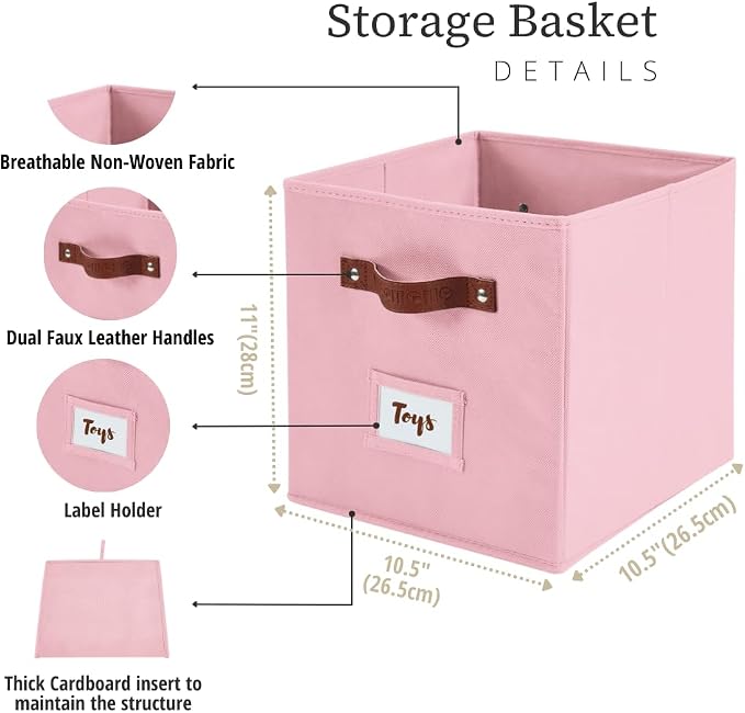 DECOMOMO Storage Bins, Cube Storage Bin - Image 3