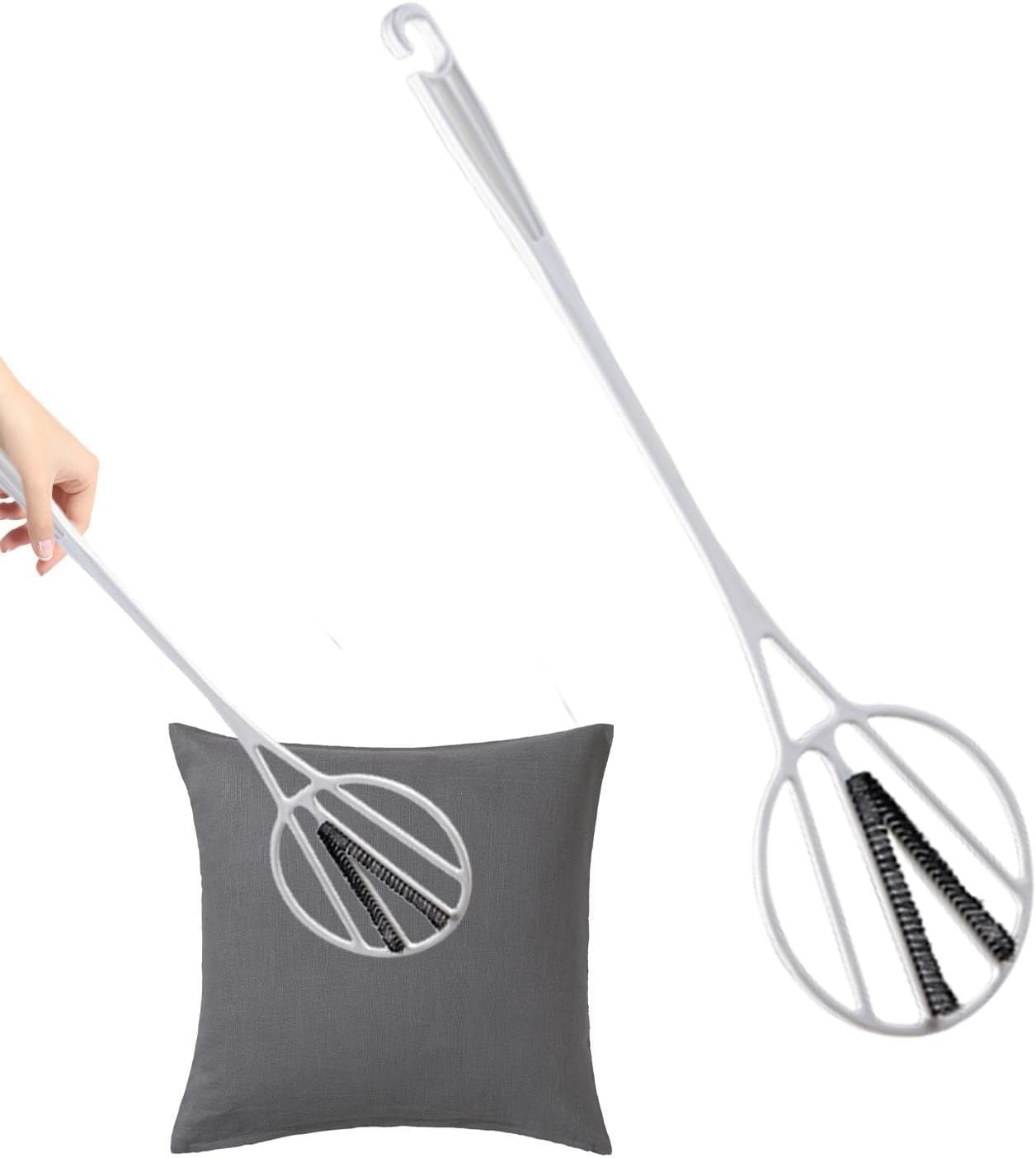 Carpet Beater, Long Handle Rug Comforter Beater, Long Handle Duster Manual Rug Comforter Furniture Dust Remover Detail Duster Cleaner, for Home, Laundry Room, and Outdoor Use