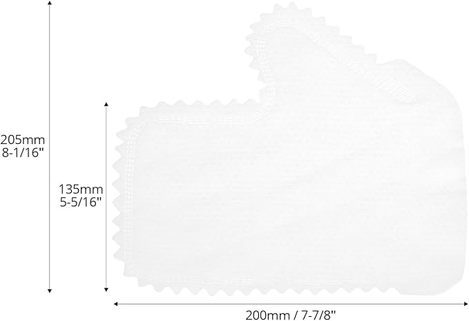 QWORK White Microfiber Dusting Gloves, 60 Pieces Dusting Mitt, Wipes Feather - Image 3