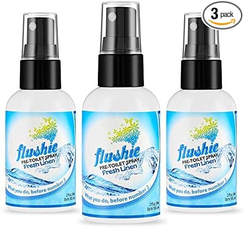 Flushie Pre-Toilet Sprays for Poop Travel Size Toiletries Bathroom Spray for by FlushiePre-ToiletSpray