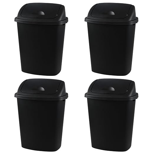 Bringer Black 13 Gallon Kitchen Trash Can by Bringer