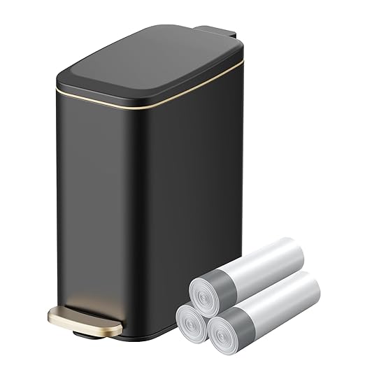 KUK Slim Bathroom Trash Can by KUK