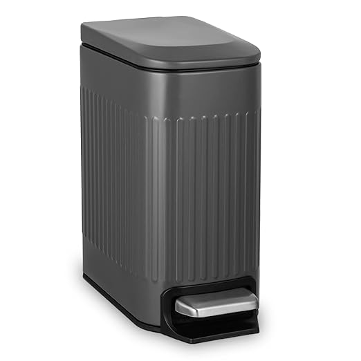 TrashAid Small 1.6 Gallon Stainless Steel Trash Can by TrashAid