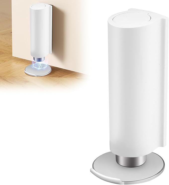 Magnetic Door Stoppers WYGWP Stainless Steel No Drilling Wedge Stops Heavy Duty by WYGWP
