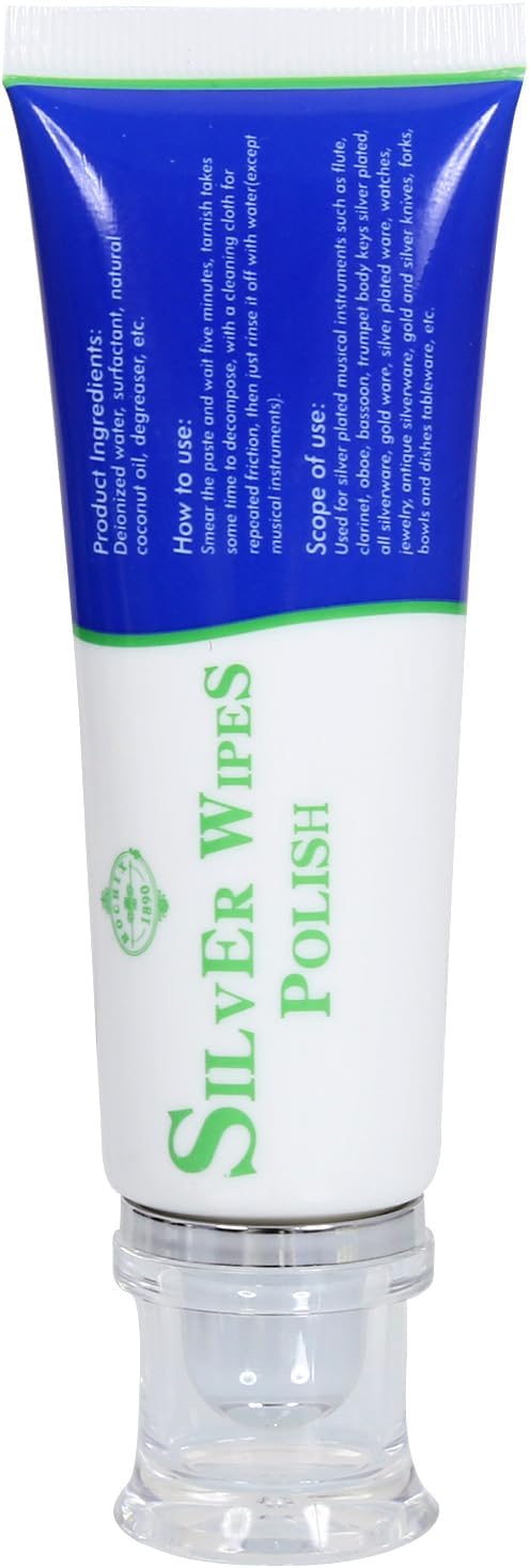 Silver Wipe Polish Cleaner Removes Surface Oxidation Tarnish from Sterling by Rochix+