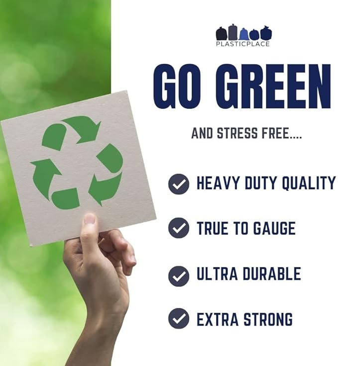 55 Gallon Recycling Bags, 1.5 Mil - Image 2